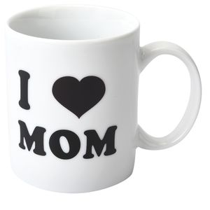 Color changing "I love mom" cup